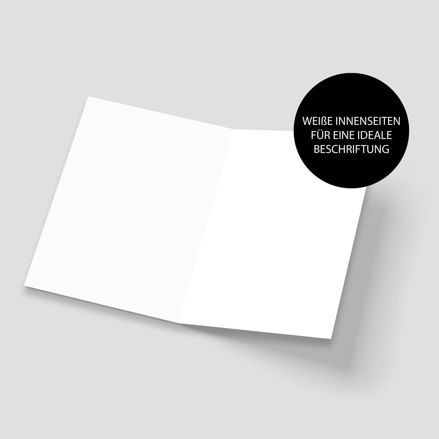 Klappkarte - Hochzeitskarte - Naturbedacht