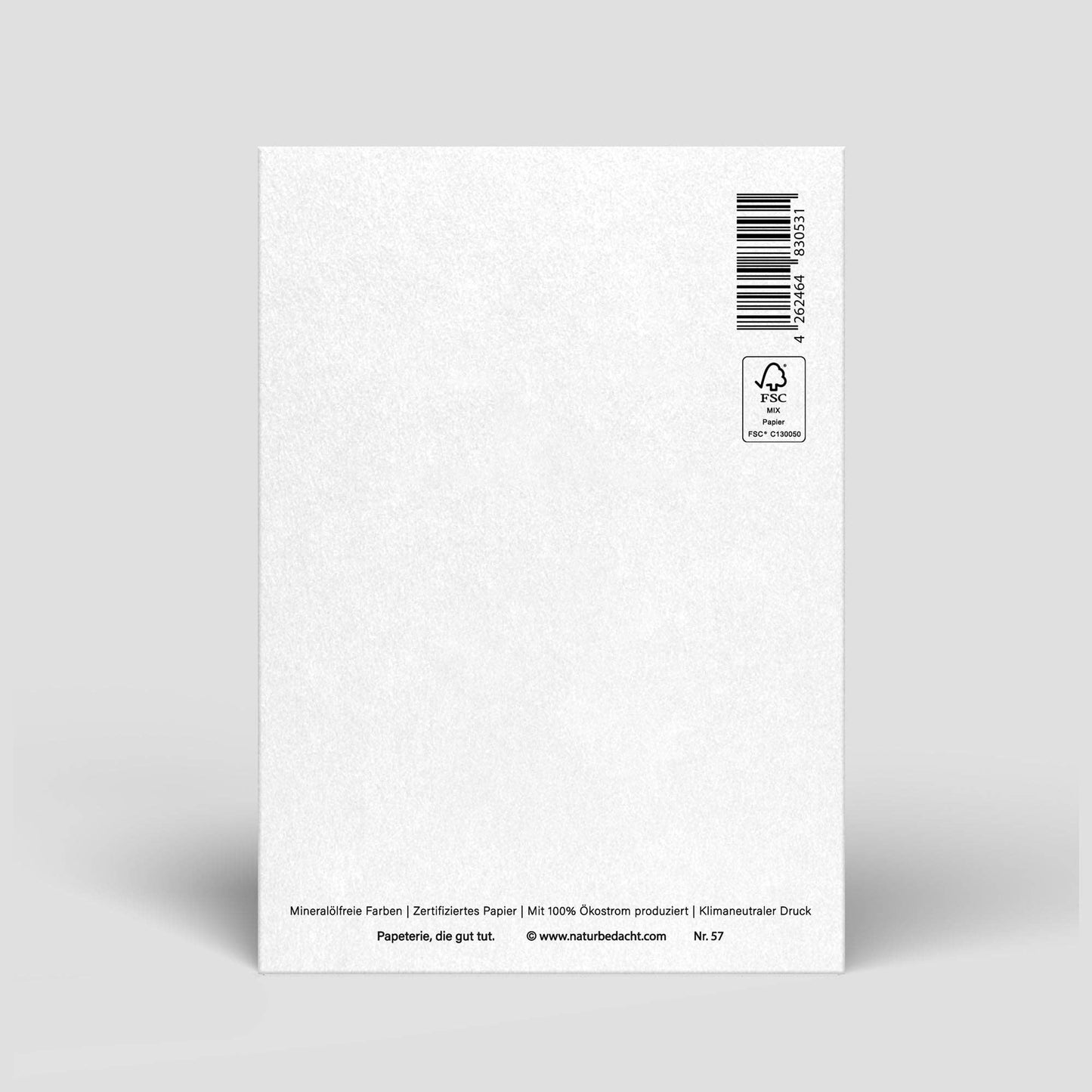 Postkarte - Dackel zur Geburt - Naturbedacht