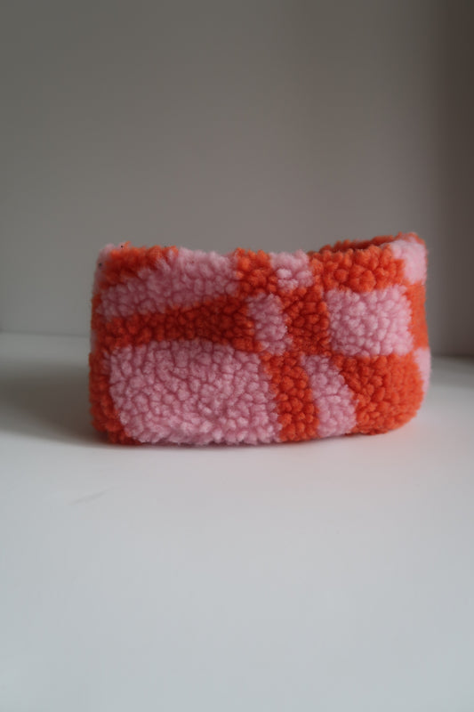 Teddyloop orange/rosa