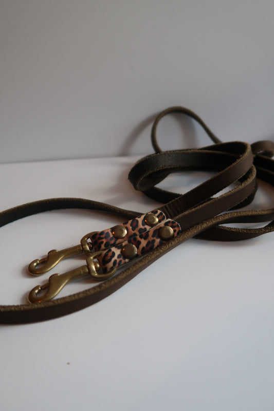 LEO x Fettleder Leine