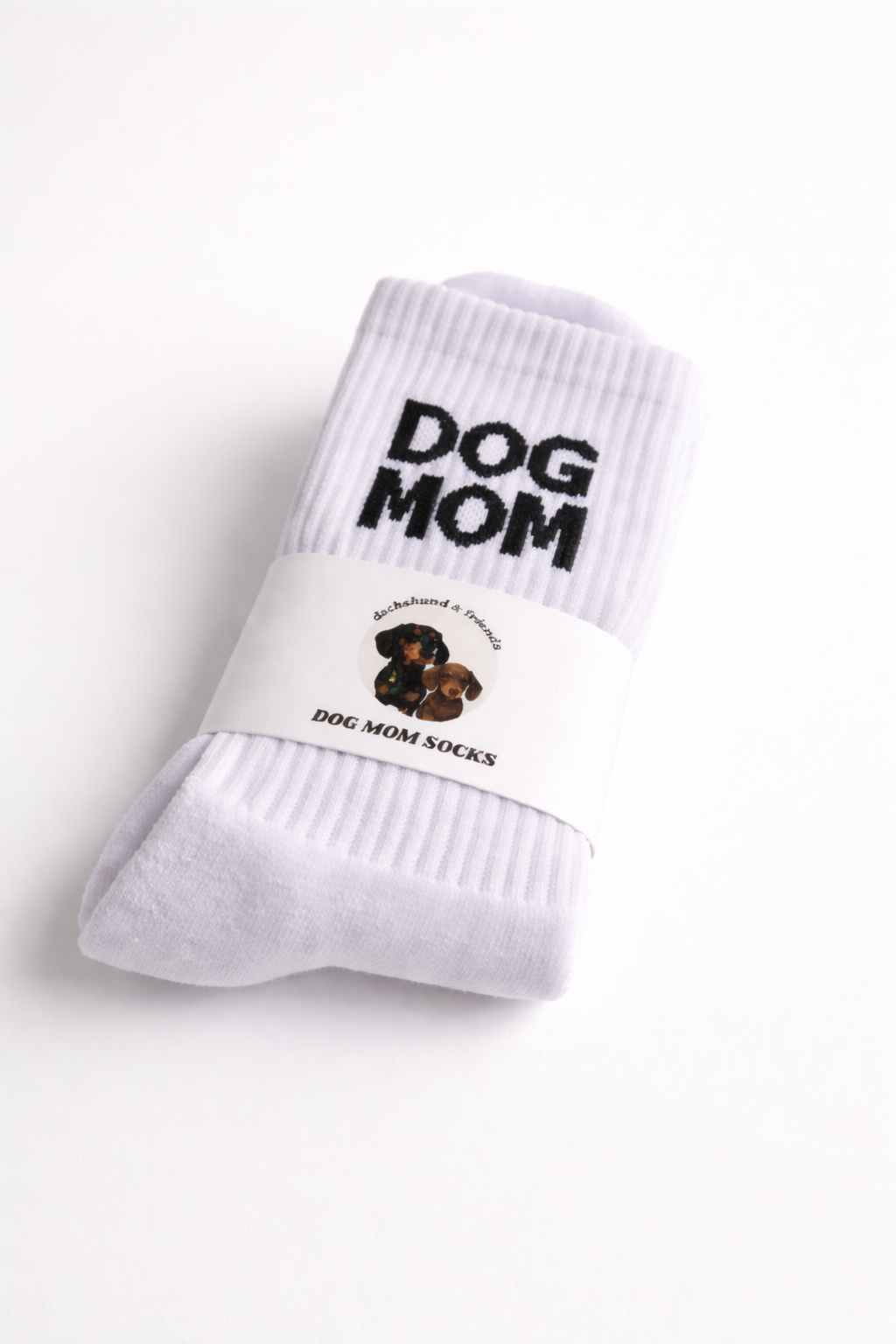 DOG MOM Socken - Black Edition