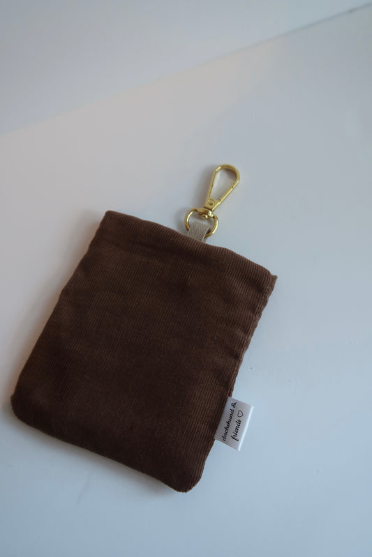 Leckerlibeutel Babycord braun