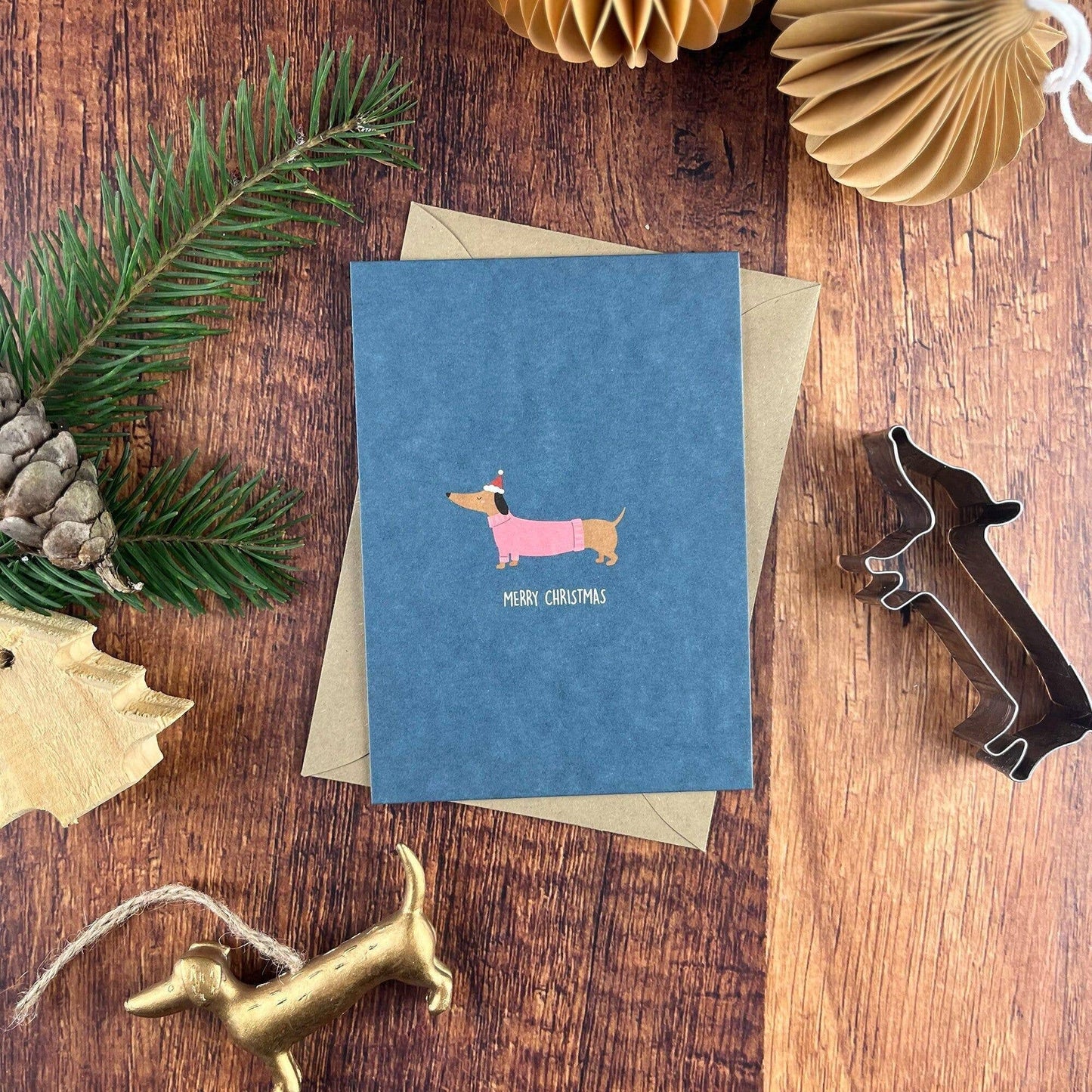Weihnachtskarte Dackel - Fair, Ökologisch Und Nachhaltig