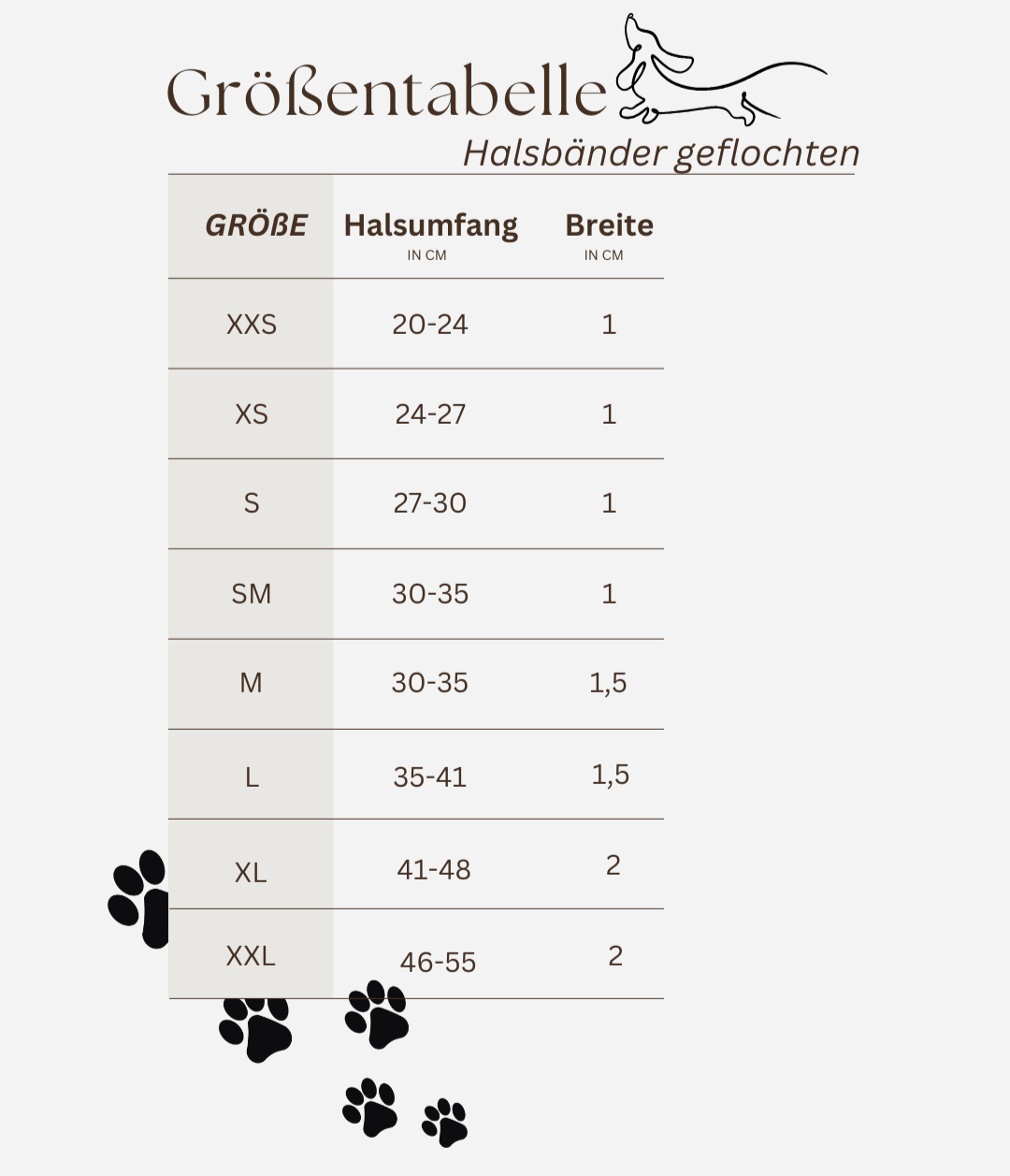 Fettlederhalsband braun