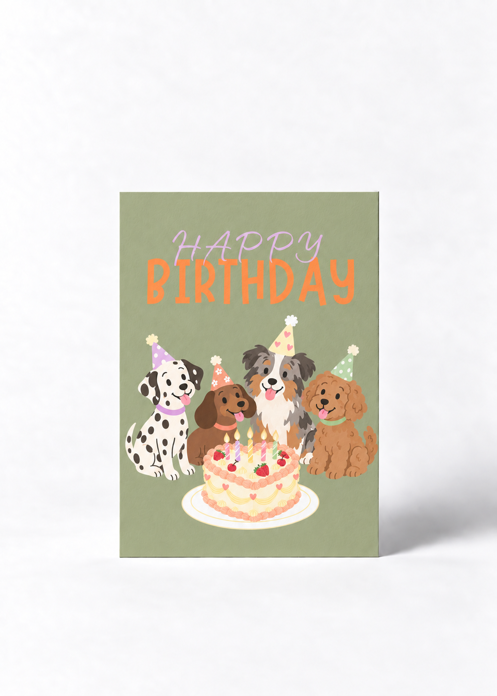 Postkarte - „Happy Birthday"