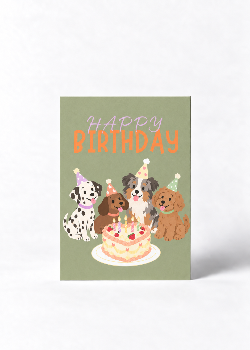 Postkarte - „Happy Birthday"