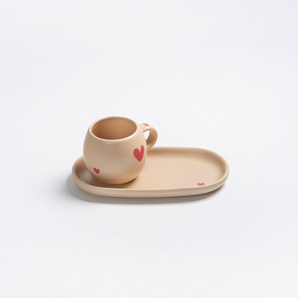 Cozy Hearts Mini-Tablett