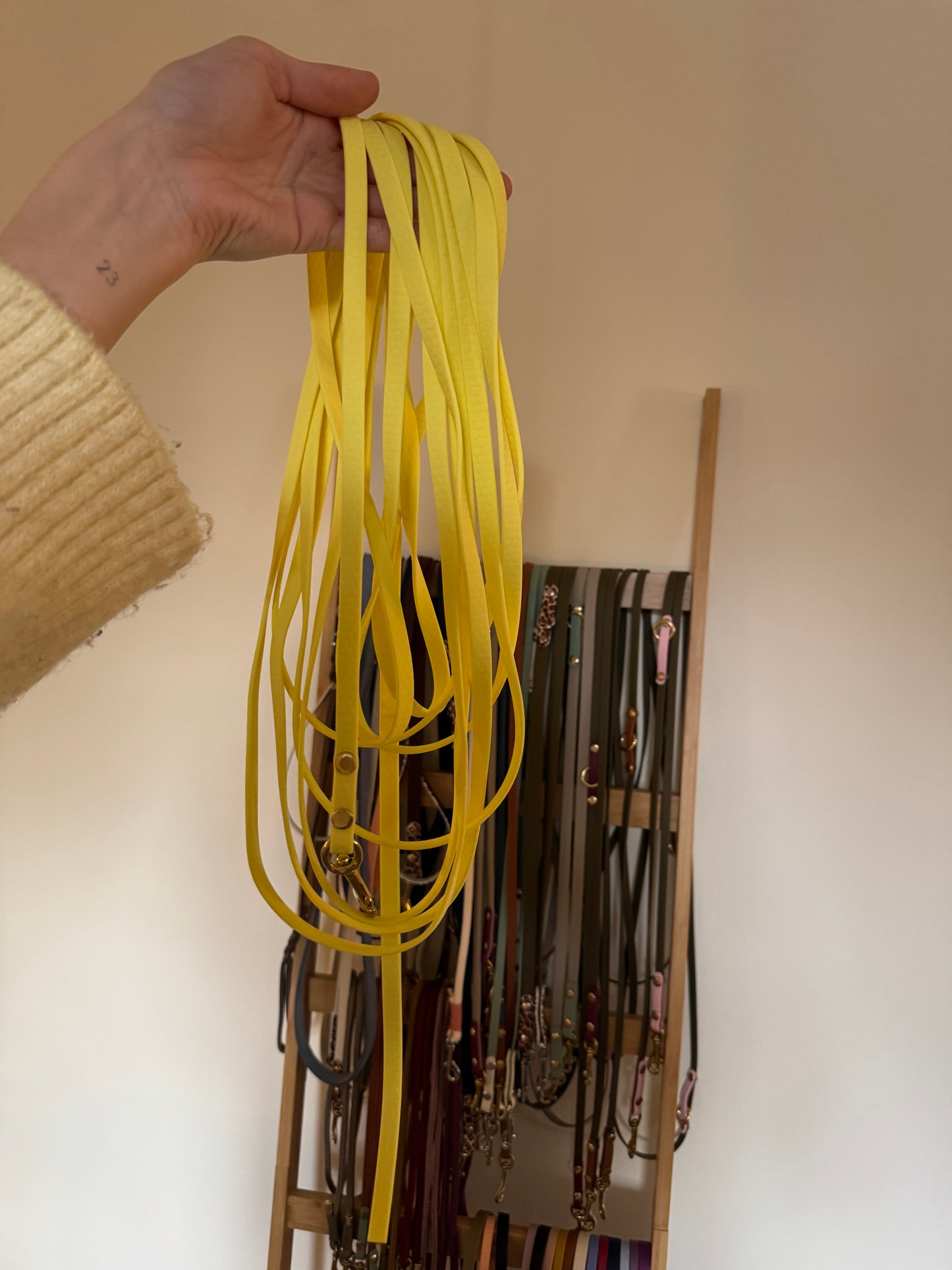 Schleppleine Hexa gelb 10mm - 7 Meter