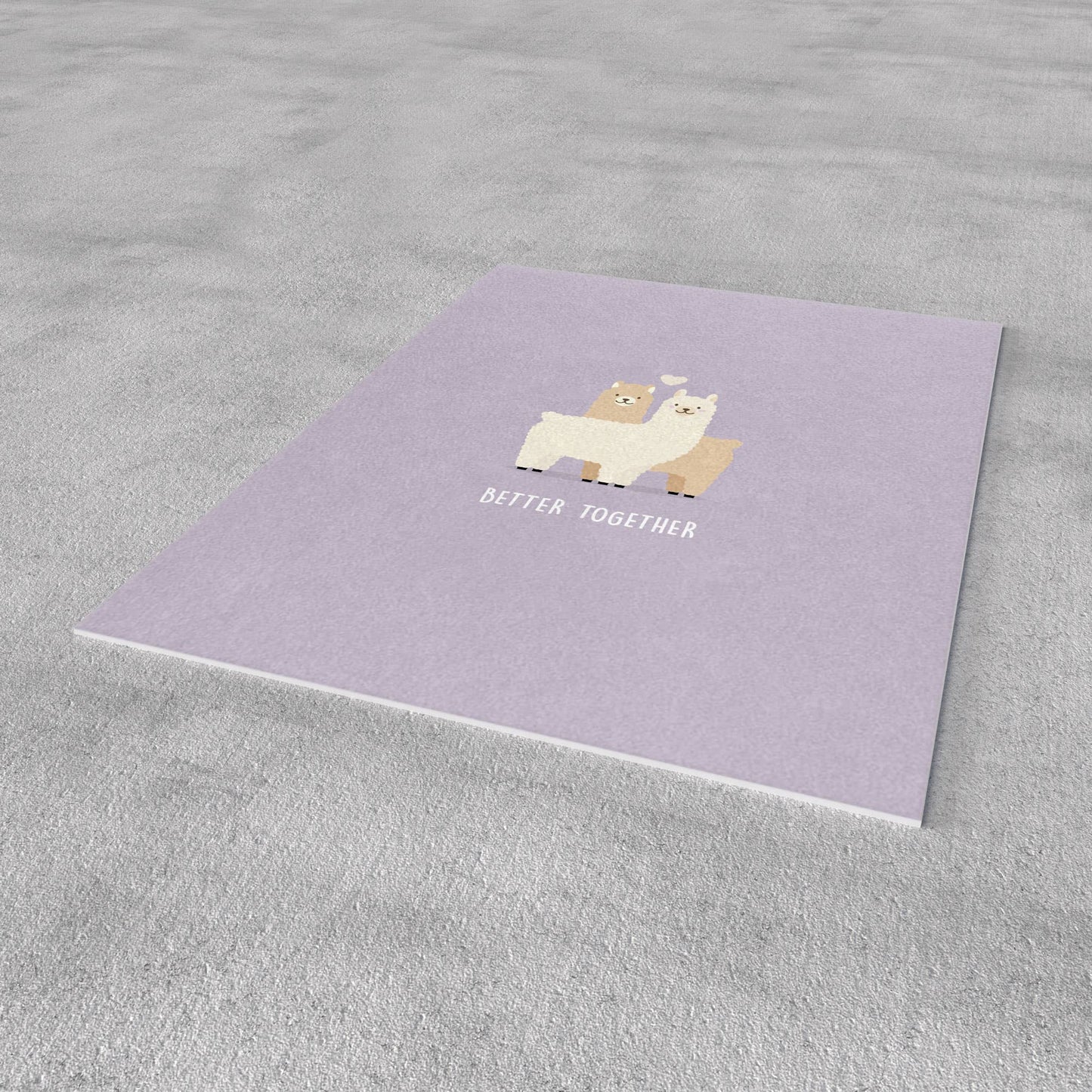 Postkarte - Better together - Naturbedacht