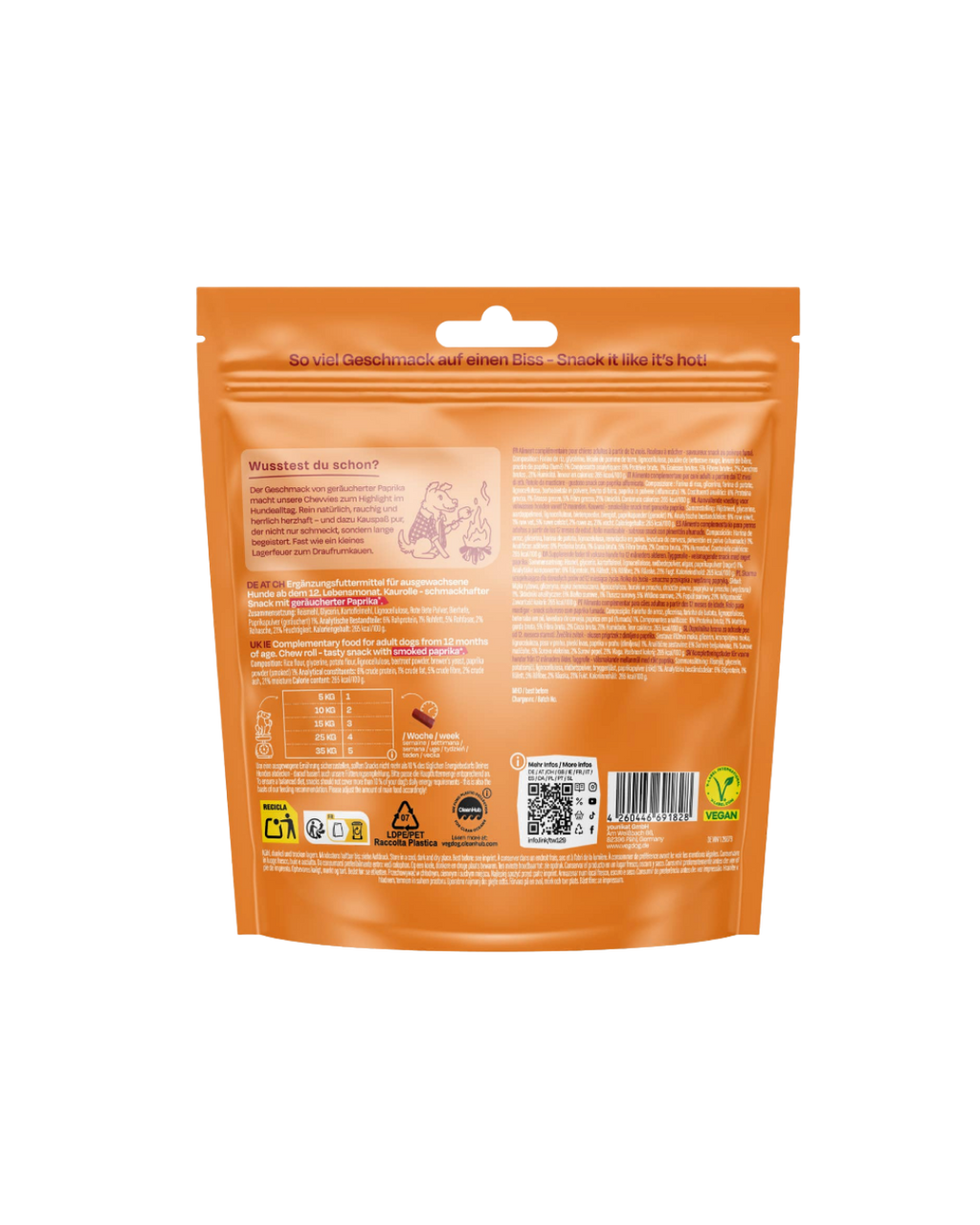 BUNDLE - 5 VEGDOG Chevvies small
