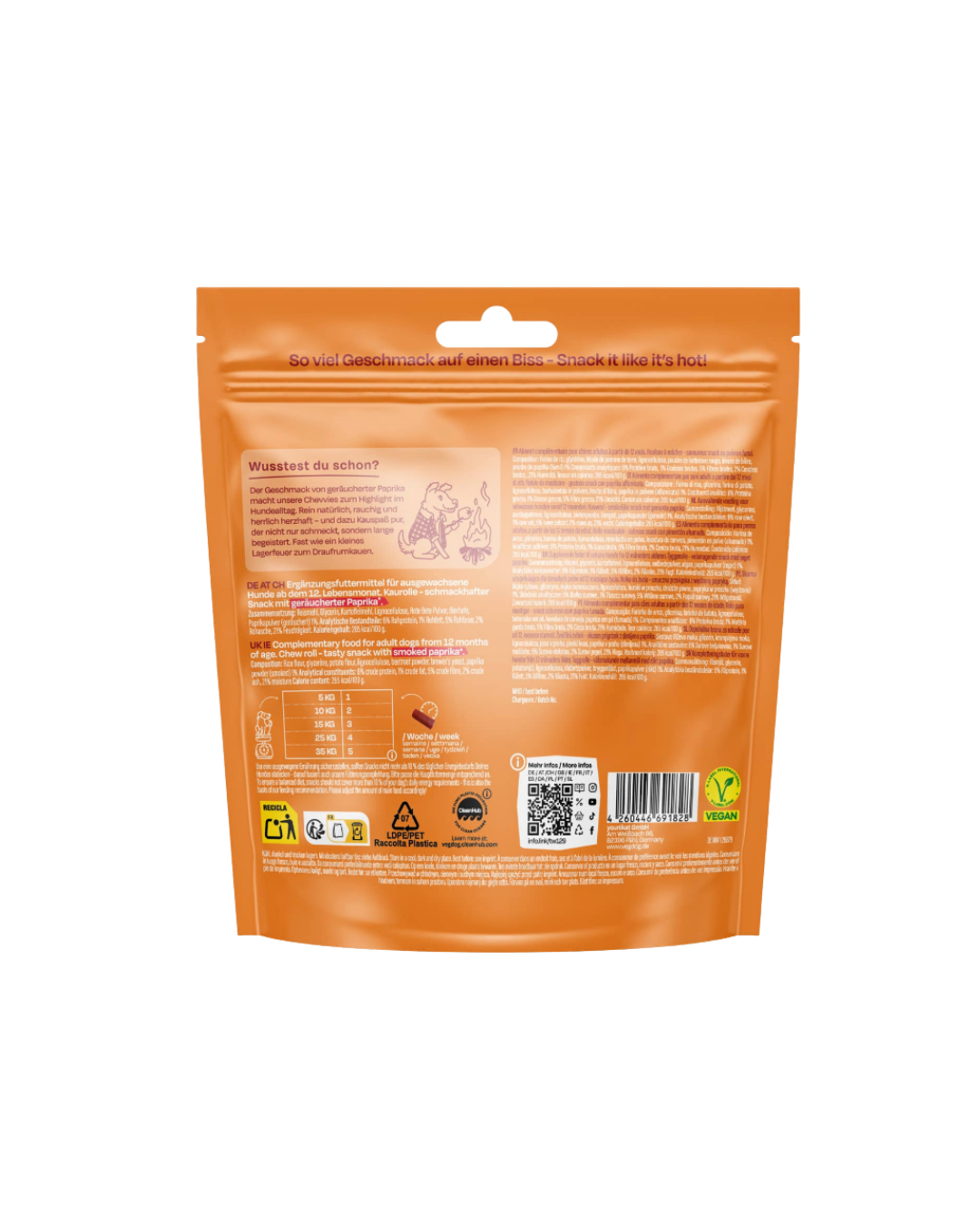 BUNDLE - 5 VEGDOG Chevvies small