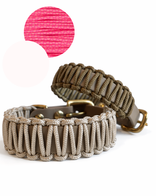 WANNA DO Paracord x Biothane Halsband