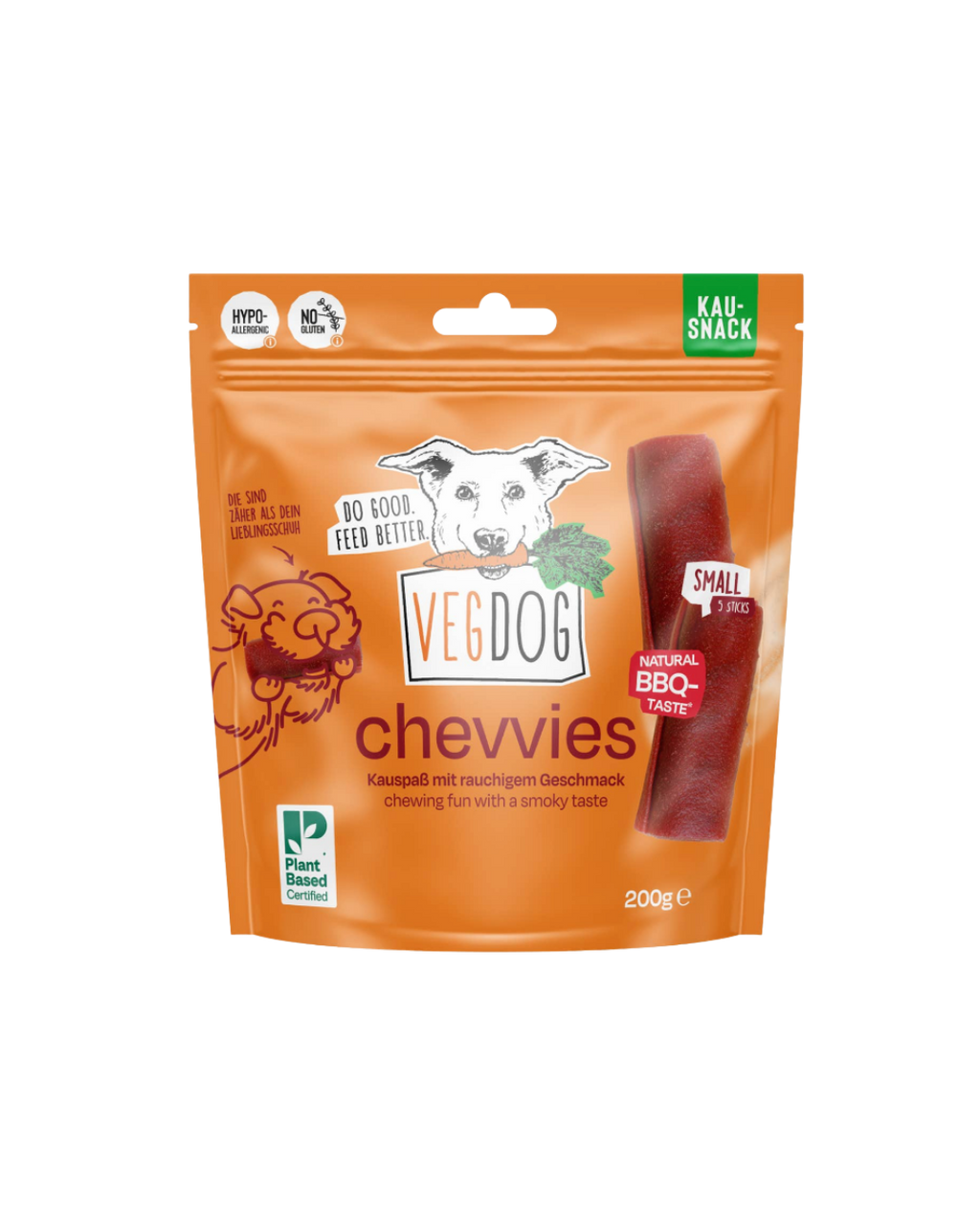 BUNDLE - 5 VEGDOG Chevvies small