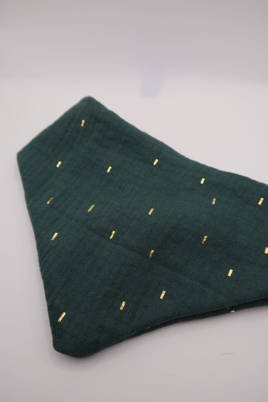 Musselin Halstuch GREEN GOLD