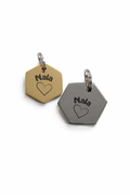 Hundemarke Hexagon