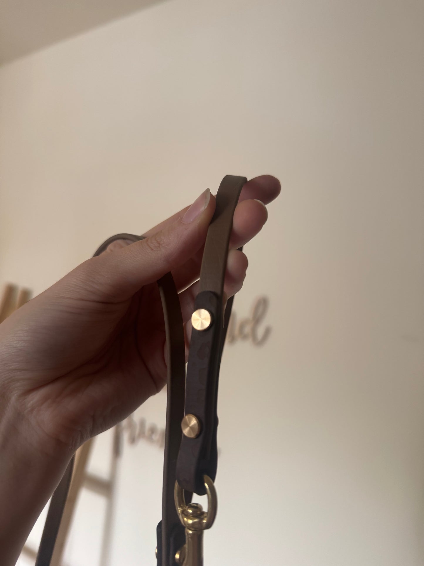 BioThane Oberteil 9mm coyote Braun/dunkelbraun wild Leo