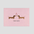 Postkarte - Perfect Match - Naturbedacht
