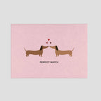 Postkarte - Perfect Match - Naturbedacht