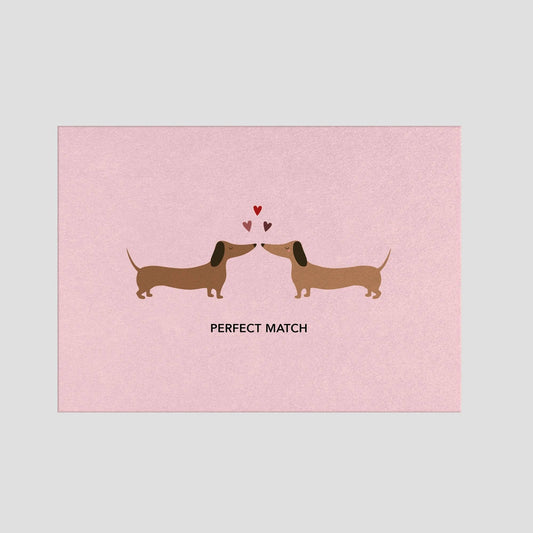 Postkarte - Perfect Match - Naturbedacht