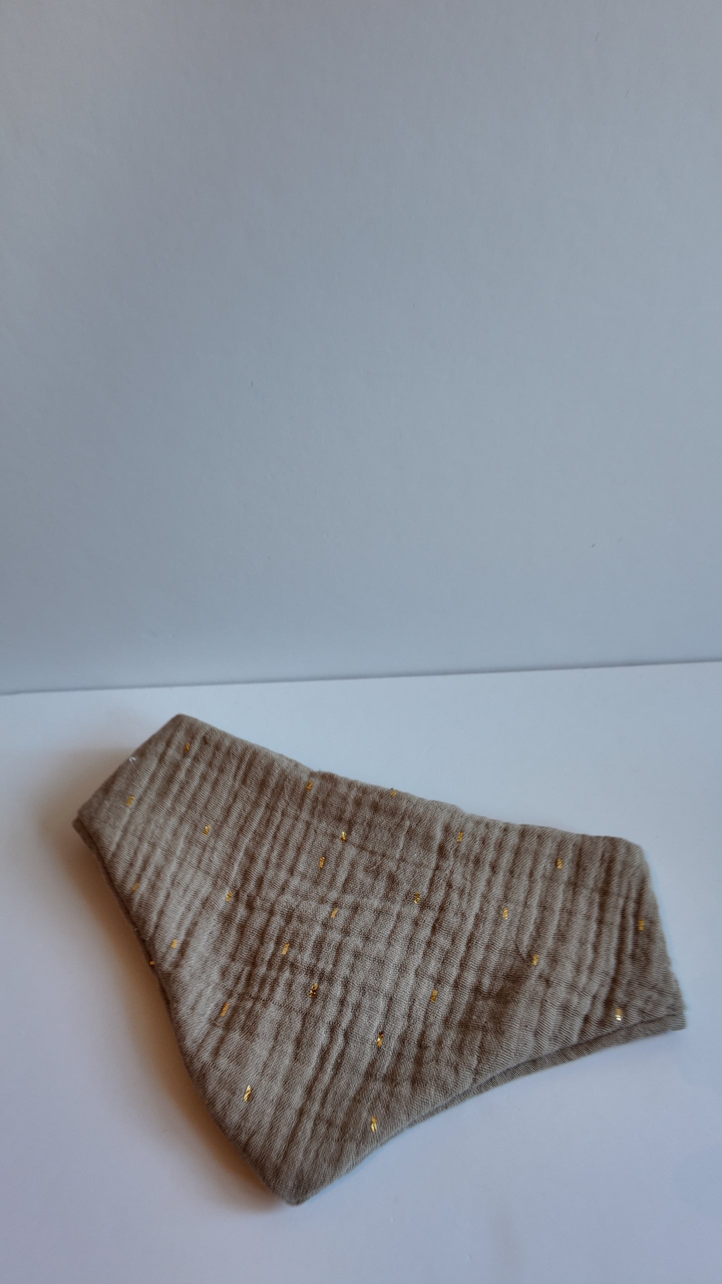 Musselin Halstuch BEIGE GOLD