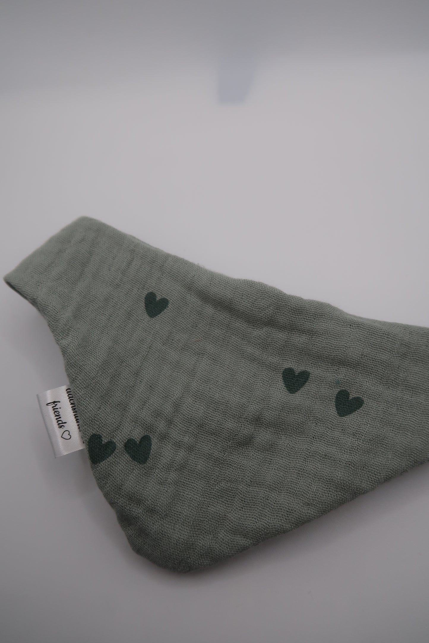 Musselin Halstuch GREEN HEARTS