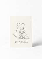 Postkarte - „Goldiemaus“