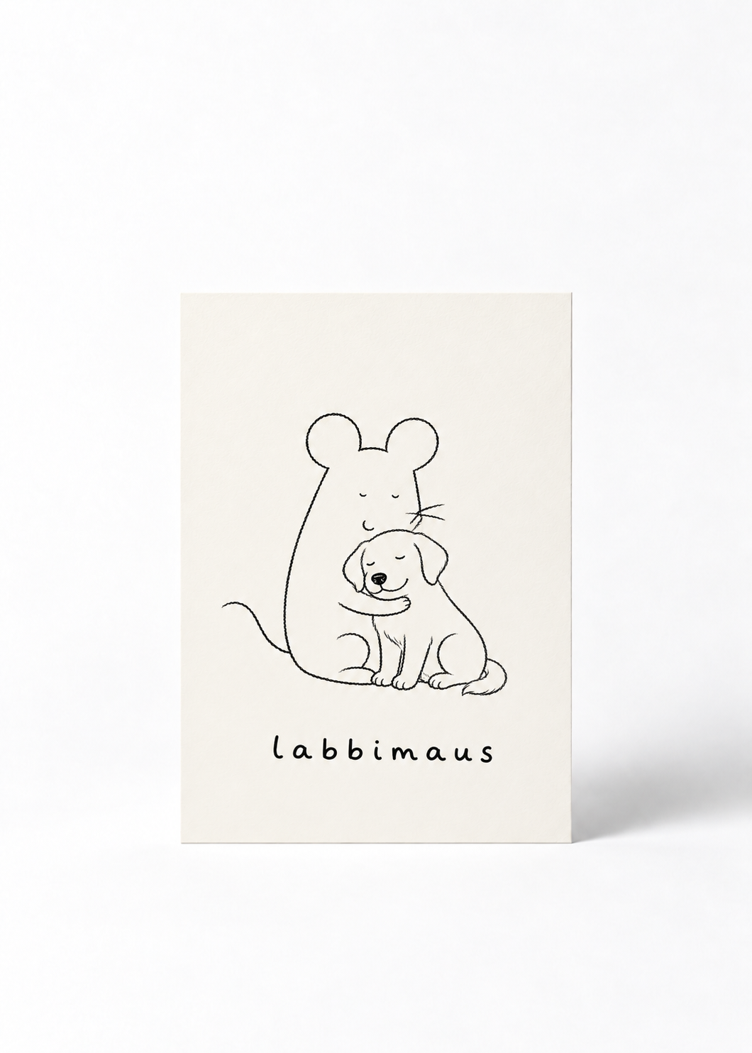 Postkarte - „Labbimaus“