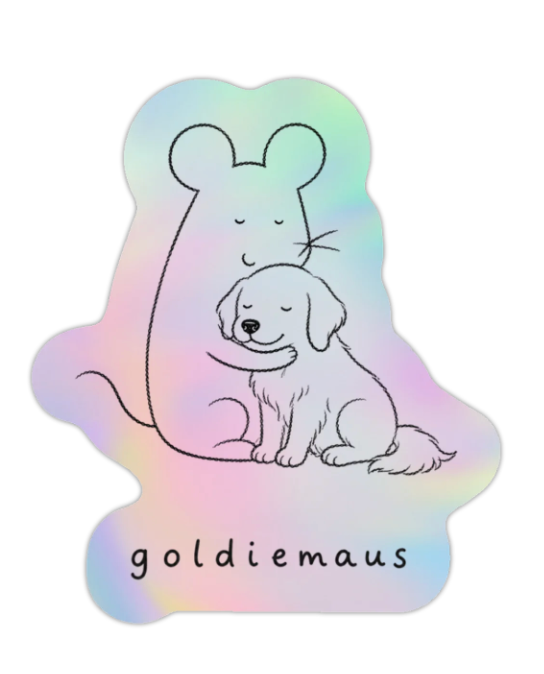 Sticker - „Goldiemaus“