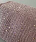 Musselin Halstuch - GOLD DOTS