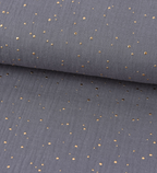 Musselin Halstuch - GOLD DOTS