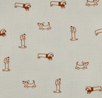 Musselin Halstuch - DACHSHUND