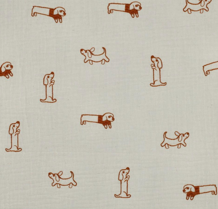 Musselin Halstuch - DACHSHUND