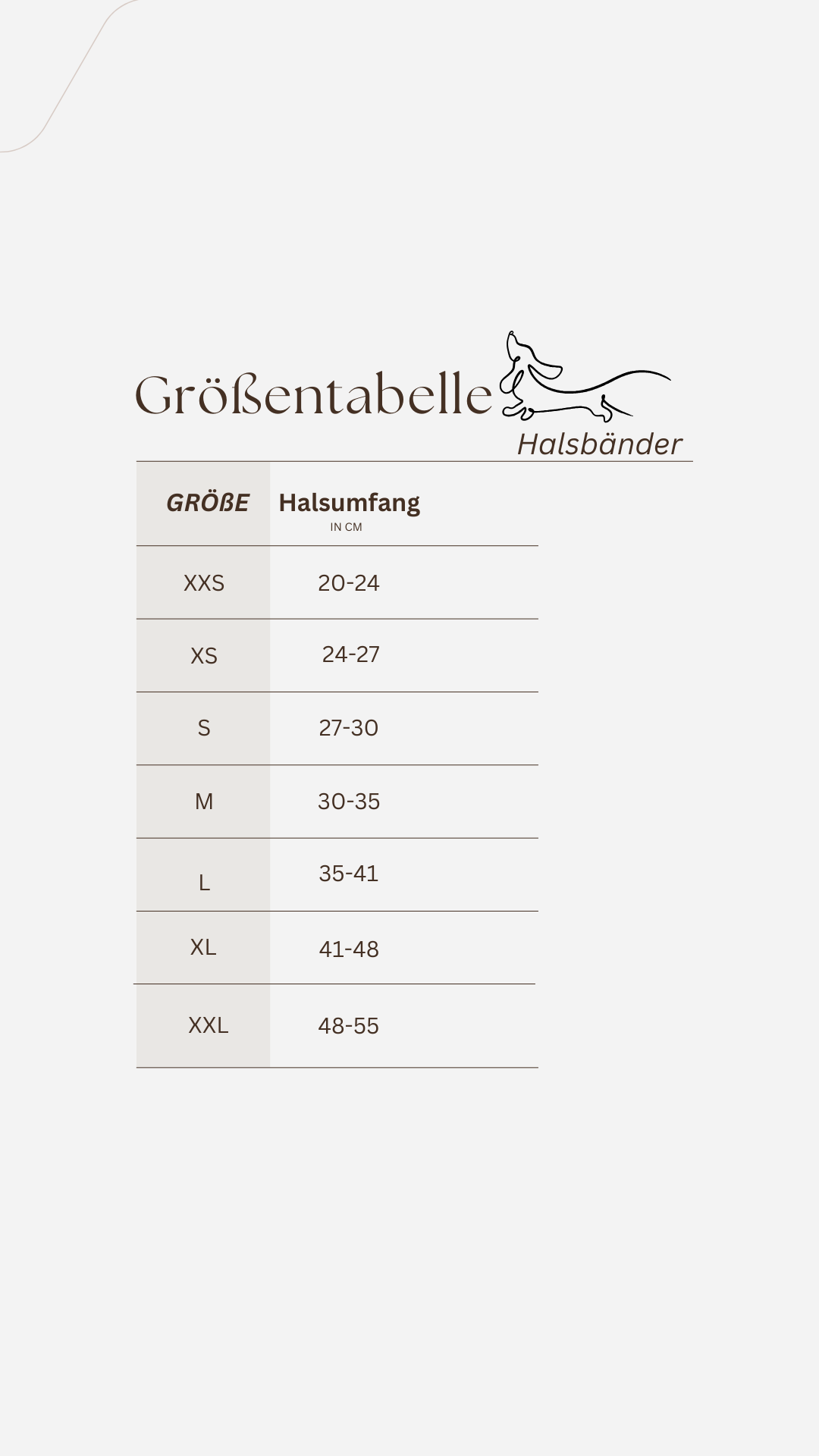Fettleder Halsband geflochten