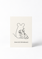 Postkarte - „Aussiemaus“