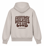 Sweatshirtjacke -  "Everyday Walkies Club"