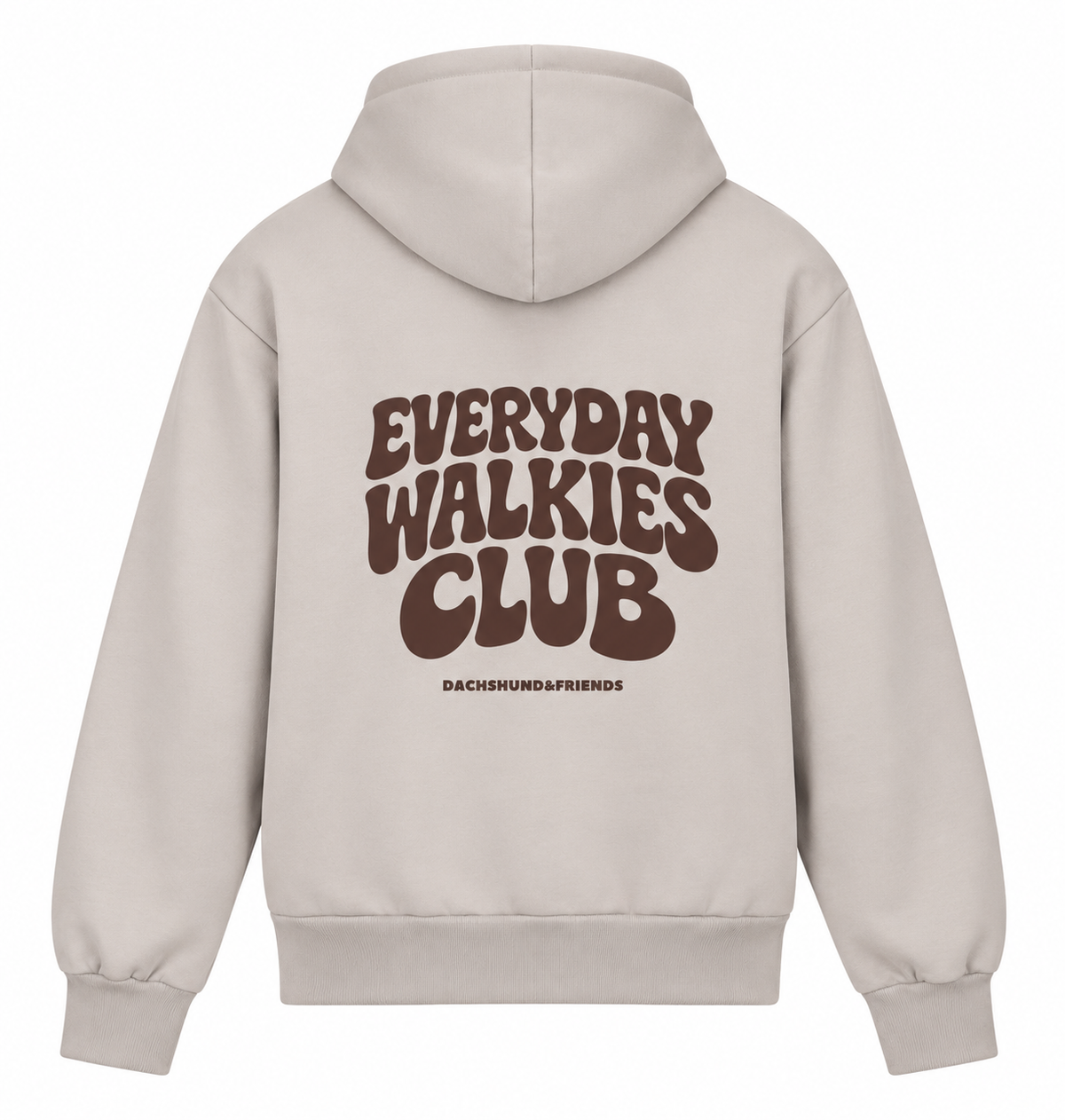 Sweatshirtjacke -  "Everyday Walkies Club"