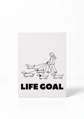 Postkarte - „Life Goal“