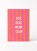 Postkarte - Hot Dog Mom