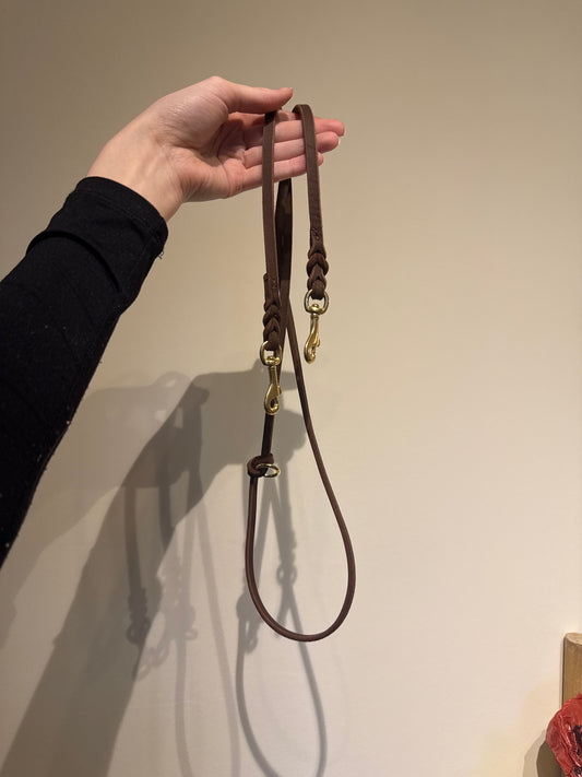 Oberteil Fettleder braun