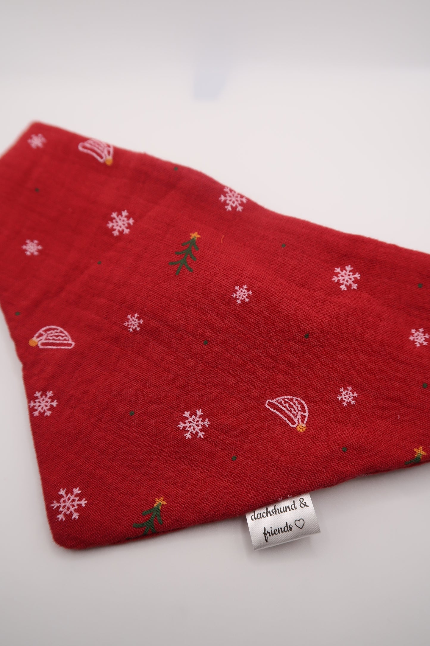 Musselin Halstuch RED CHRISTMAS