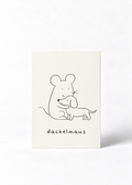 Postkarte - „Dackelmaus“