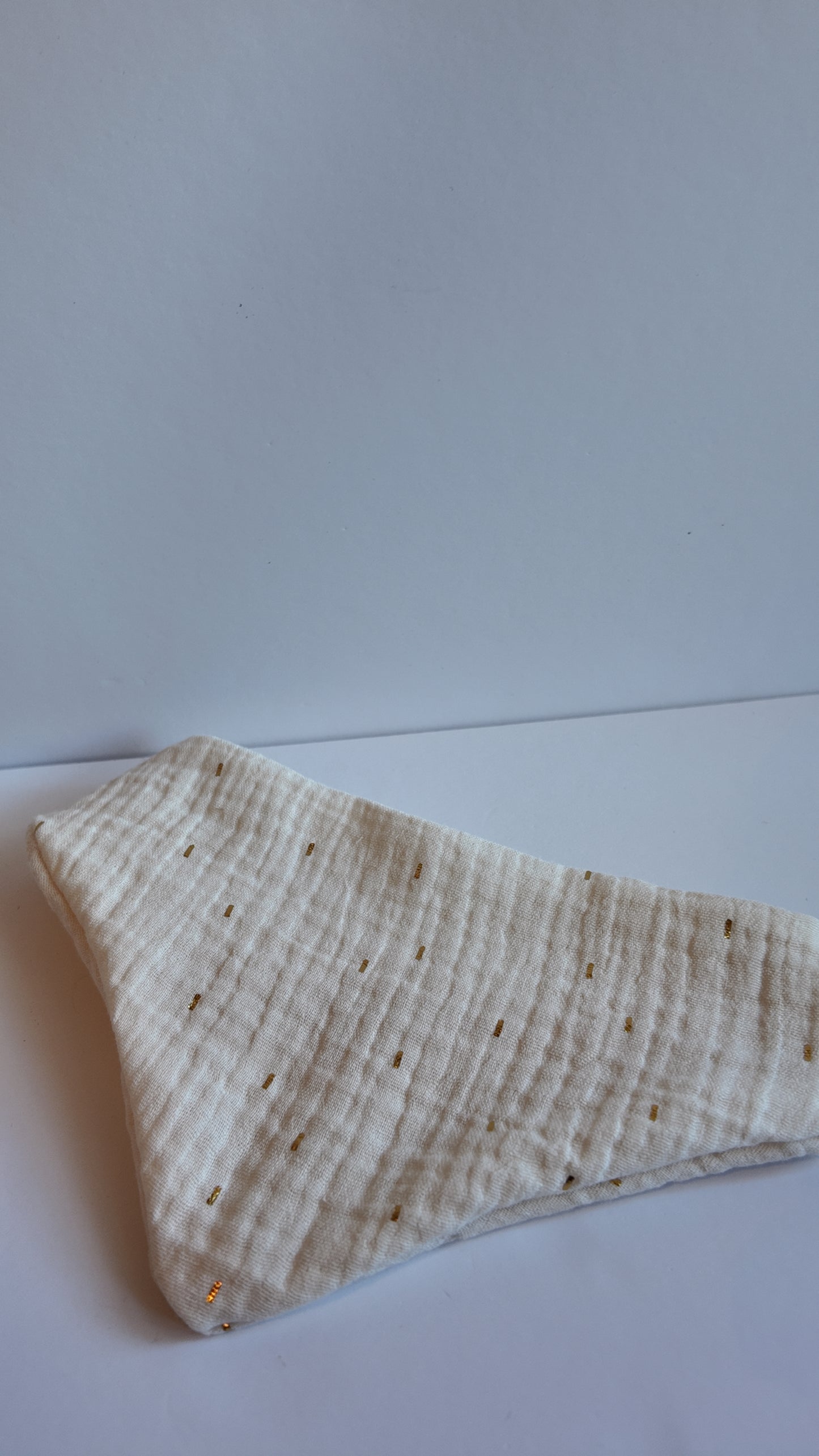 Musselin Halstuch CREME GOLD