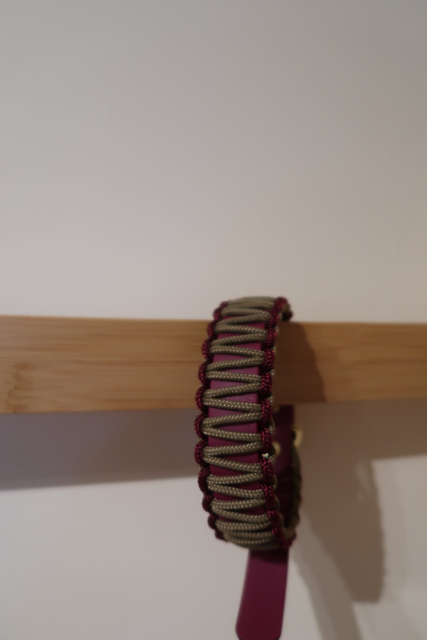 Paracord x Biothane Halsband zweifarbig