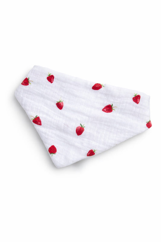 Musselin Halstuch ERDBEERE