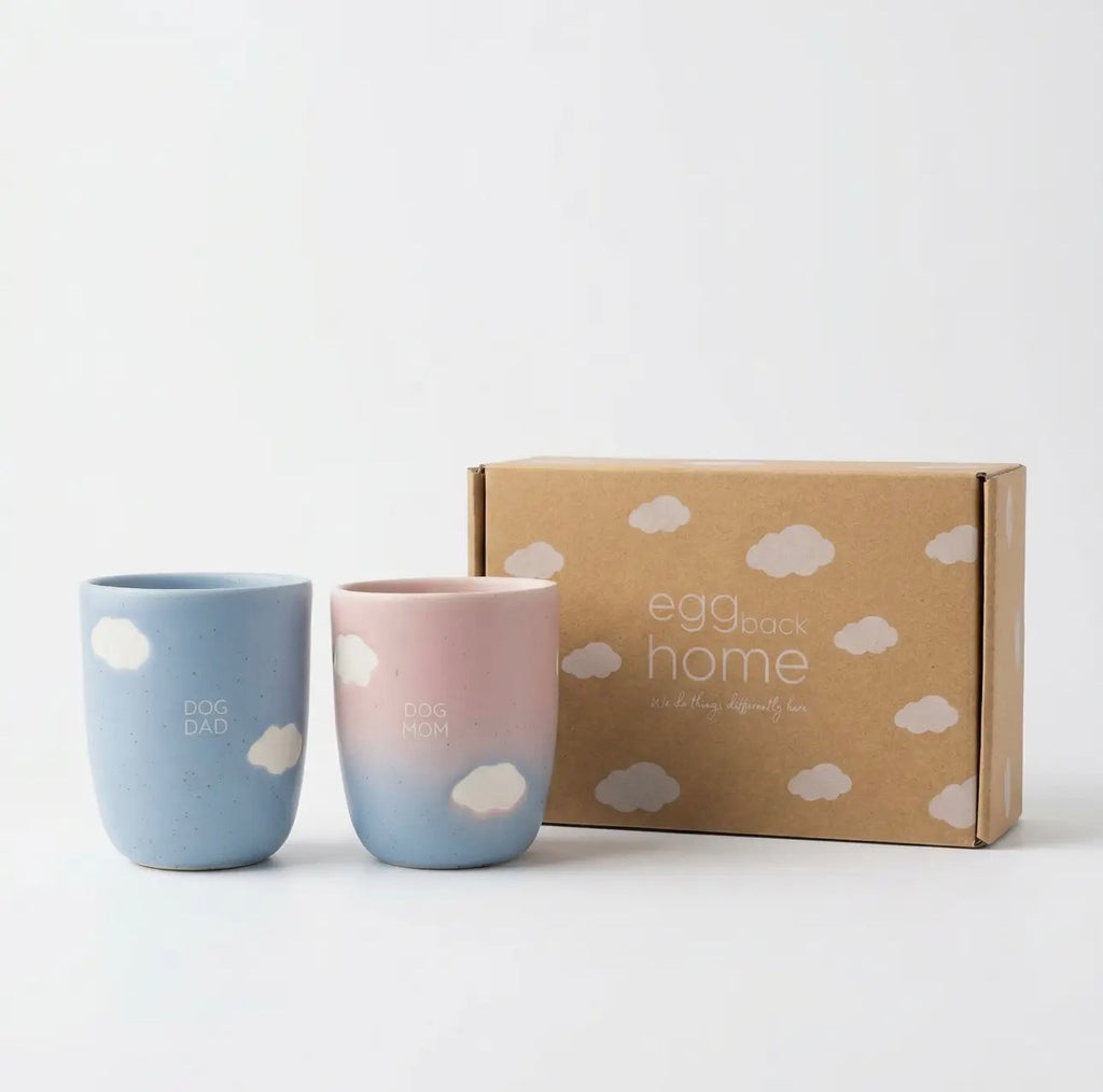 EGG BACK HOME - Dog Mom & Dog Dad Cup Set mixed