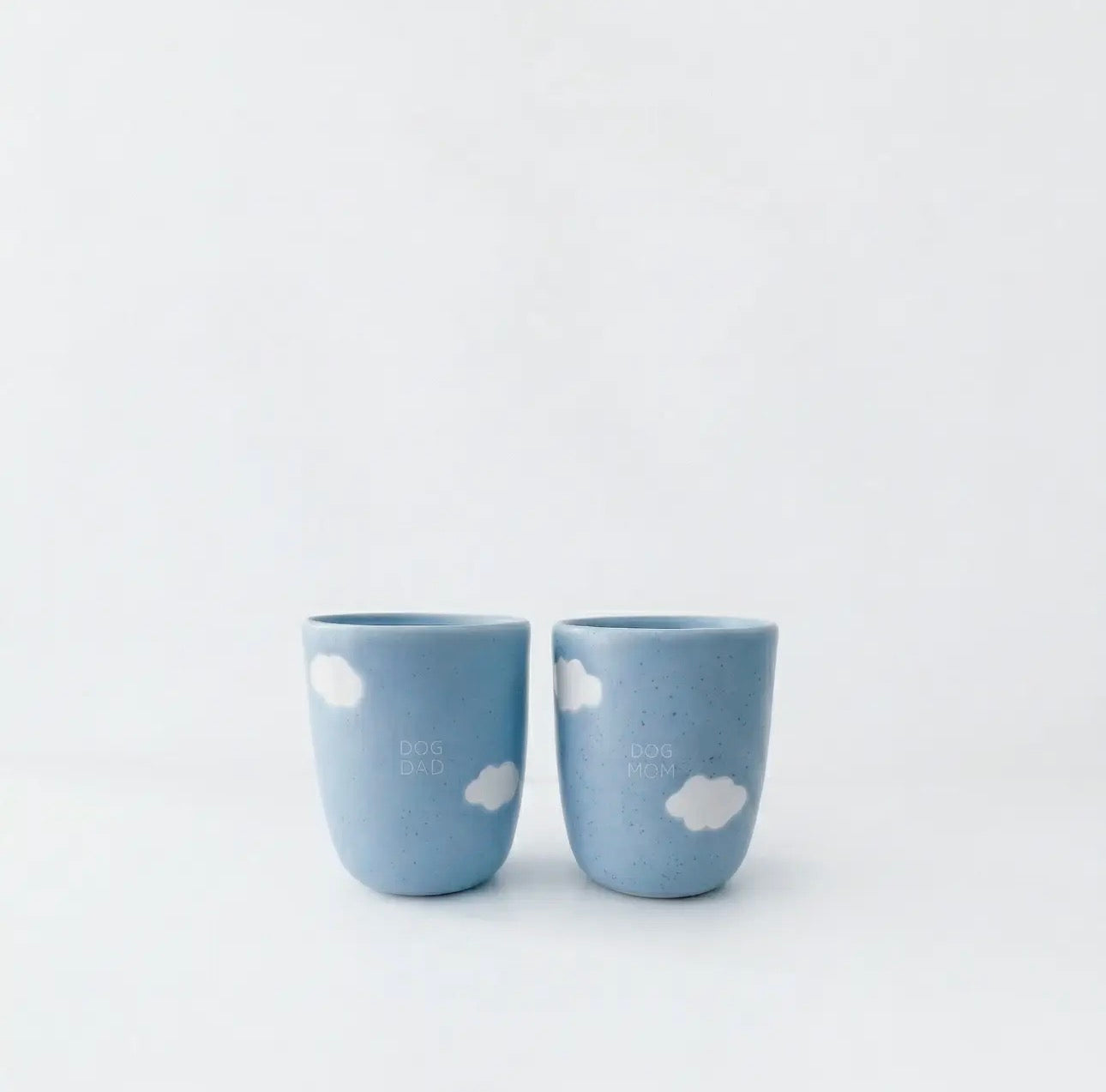 EGG BACK HOME - Dog Mom & Dog Dad Cup Set white