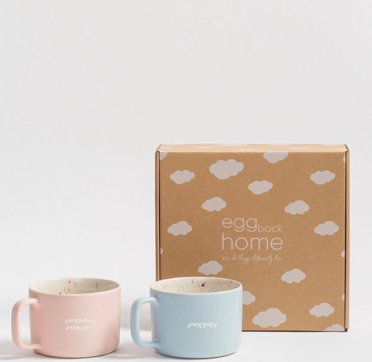 EGG BACK HOME - Tassen Set "Somebody's Problem"