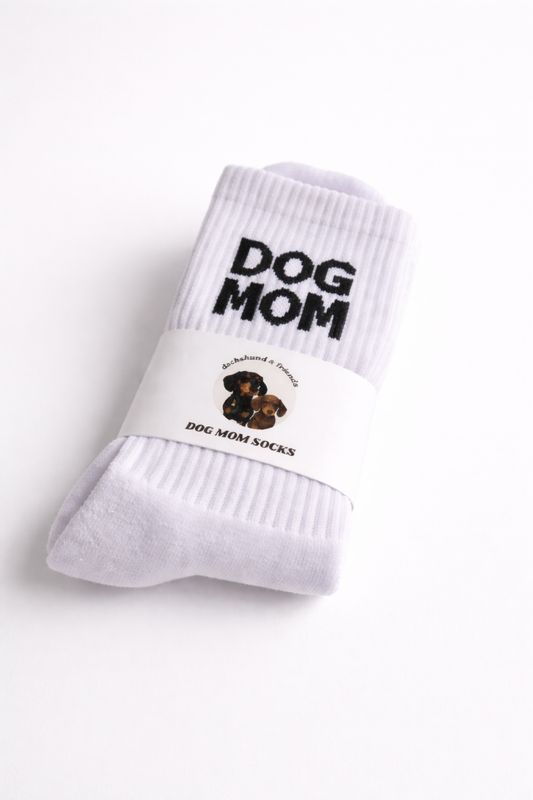 DOG MOM Socken - Black Edition