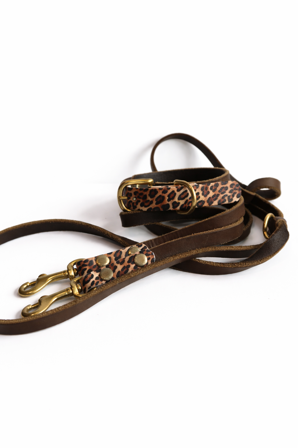 BioThane® LEO x Fettleder Halsband