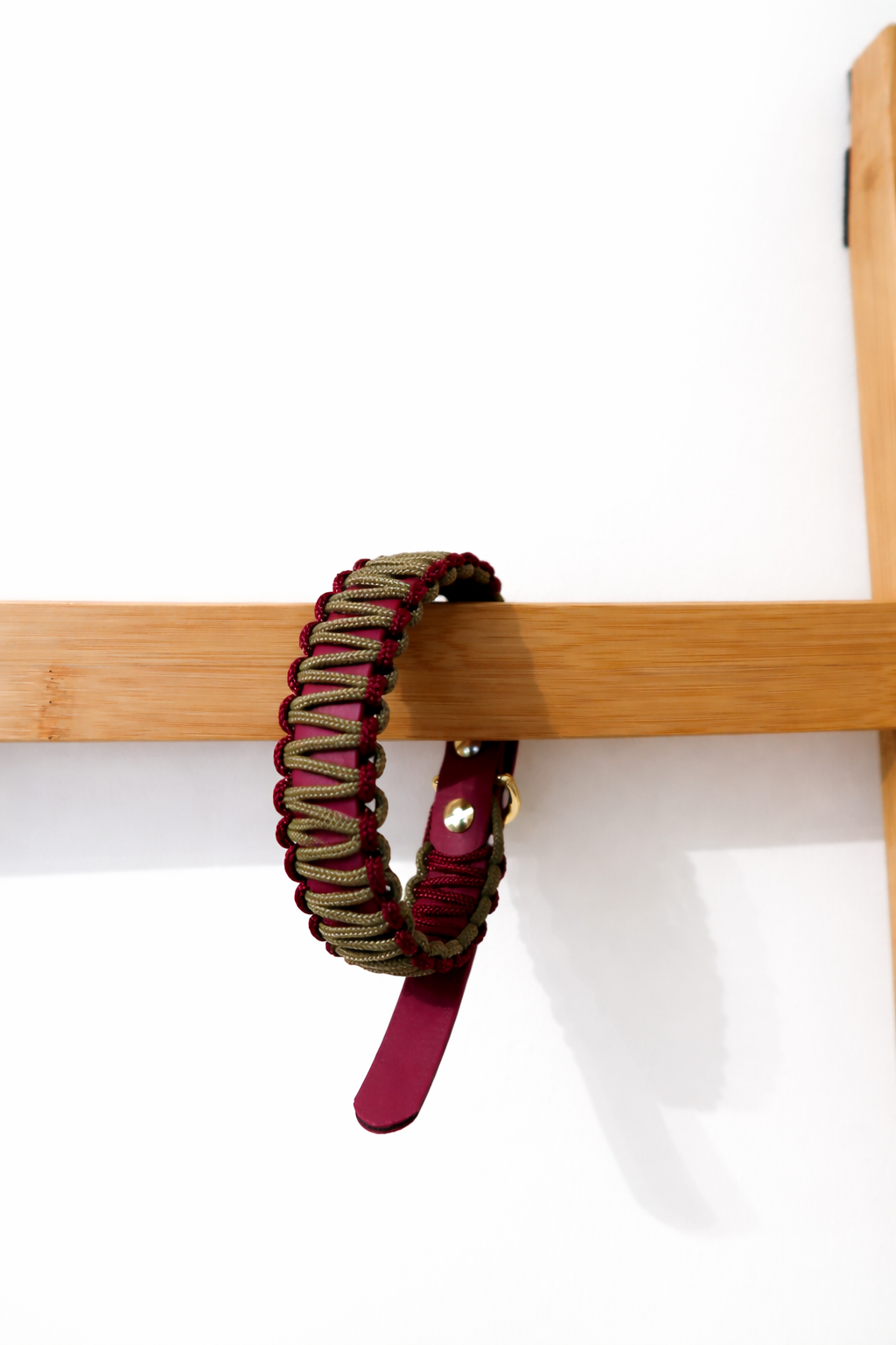 Paracord x Biothane Halsband zweifarbig